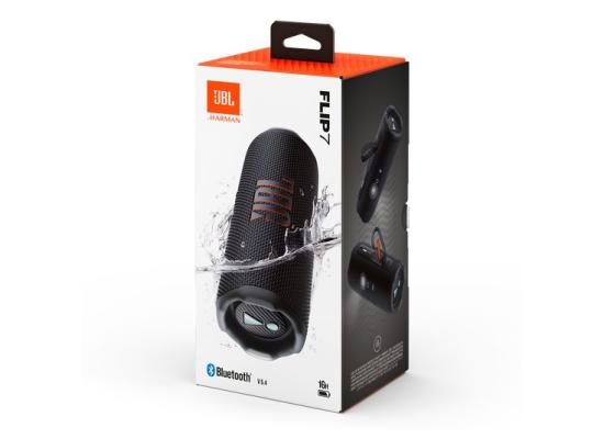 JBL Flip 7 Portable Bluetooth Speaker – Black